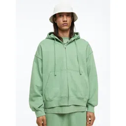 PAKLON Men Solid Full Sleeves Oversized Hooded Sweatshirt-picture-39