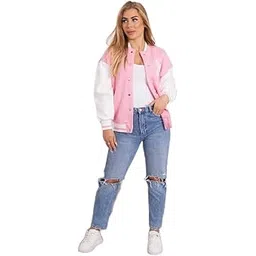 paklon Winter Wear Printed Varsity Jacket for Women-picture-23