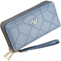 palay Women Purse PU Leather Long Wallet for Women RFID Card Bag Phone Bag Clutch Bag Hand Bag with Hand Strap Fashion Women Wallet Cluntch Bag Gift for Women-picture-30