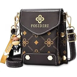 palay Women Small Cross-Body Phone Bag Stylish PU Leather Mobile Cell Phone Pouch Purse Wallet Sling Bag with Detachable Strap, Mini Shoulder Bag - Black-picture-29