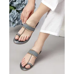 Palche Women Grey Flats-picture-32