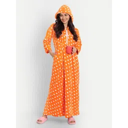PALIVAL Polka Dots Printed Hooded Maxi Nightdress-picture-13