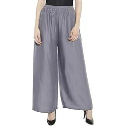 Pallazo for Women I Palazzo I Regular Fit Flared Wide Leg Plain Palazzo I Women's Palazzo-picture-37
