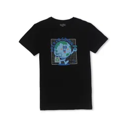 Palm Tree Boys Graphic Printed Round Neck Cotton T-shirt-picture-10