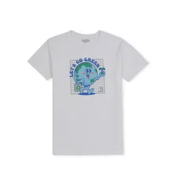 Palm Tree Boys Graphic Printed Round Neck Cotton T-shirt image 1