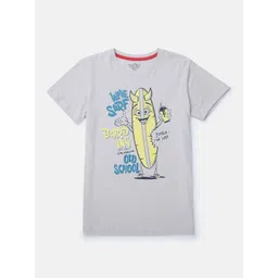 Palm Tree Boys White Printed T-shirt-picture-25