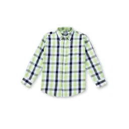 Palm Tree Kids Multicolor Checks Full Sleeves Shirt-picture-20