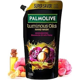Palmolive Luminous Oils Invigorating Liquid Hand Wash, 750ml Refill Pack with Macadamia Oil and Peony Extracts-picture-14