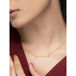 Palmonas Golden Charming Vermeil Necklace for Women-picture-21