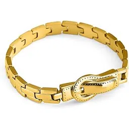 palmonas Rectangular Rhythm Link Bracelet for Women - Gift for Girls & Women | Waterproof & Anti-Tarnish Bracelet-picture-53