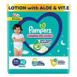 Pampers 42 Pcs All Round Protection Baby Diapers with Aloe Vera &a; Vitamin E, Size: Double Extra Large-picture-21
