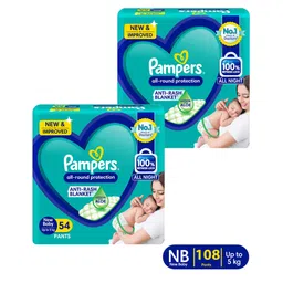 Pampers All Round Protection Pants Extra Small - 54 Pieces - (Pack 0f 2)-picture-18