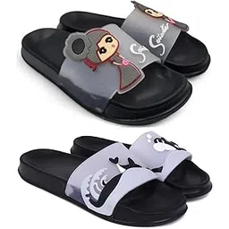 Combo Pack of 2 Slipper/Flip Flops/Slides for Women (Senorita,Dolphin)-image-9