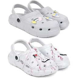 Combo Pack of 2 Slipper/Flip Flops/Slides/Clogs/Sandals with Adjustable Back Strap for Women (WCL-Ranbo,WCL-LGirl)-image-20