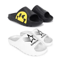 Pampy Angel Men Black Flip Flops-picture-16