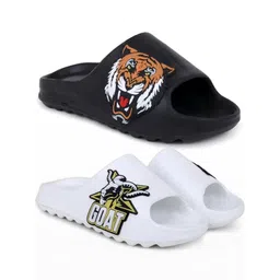 Pampy Angel Men Black Flip Flops-picture-22