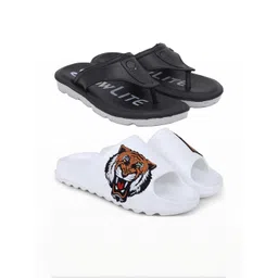 Pampy Angel Men Black Flip Flops-picture-38