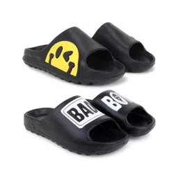 Pampy Angel Men Black Flip Flops-picture-33