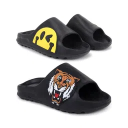 Pampy Angel Men Black Flip Flops-picture-26