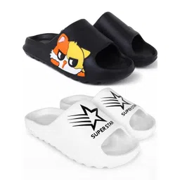 Pampy Angel Men Black Flip Flops-picture-34