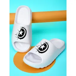 Pampy Angel Men Printed Rubber Sliders Flip Flops-picture-16