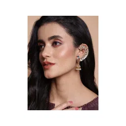 PANASH Contemporary Ear Cuff Jhumkas Earrings-picture-12