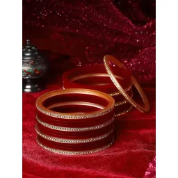Panash Gold Plated AD Studded Bangles Set of 26-picture-46