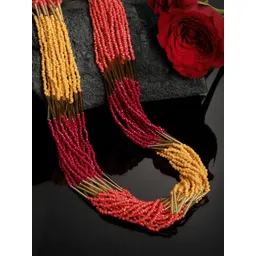 PANASH Gold-Plated & Yellow  Layered Necklace-picture-31