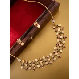 PANASH Gold-Plated Stones-Studded Jewellery Set-picture-23