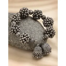 Panash Silver Plated Oxidized Bangles-picture-26