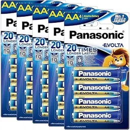 Panasonic Evolta AA Alkaline 1.5V Battery, 20 Times Longer Lasting Than Standard zinc Carbon Batteries,Anti-Leak Seal,Protects Power for up to 10 Years-Pack of 20-picture-17
