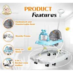 panda creation Musical Activity Walker With Parent Rod-picture-25