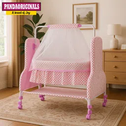 pandaoriginals BEST PINK BABY CRADLE PREMIUM | Best in segment for New Born-picture-10