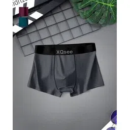 panicia Pack of 3 Typographic Print Trunks with Elasticated Waistband-picture-11