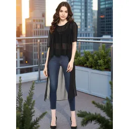 Pannkh Georgette High-Low Top-picture-21