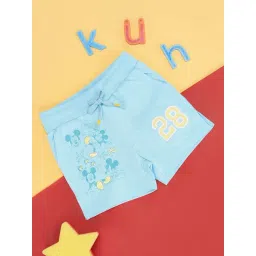 Pantaloons Baby Blue Cotton Printed Shorts-picture-39