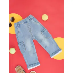 Pantaloons Baby Boys Clean Look Heavy Fade Stretchable Jeans-picture-18