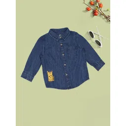 Pantaloons Baby Boys Graphic Printed Spread Collar Shirt-picture-38