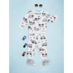 Pantaloons Baby Boys Grey Cotton Printed Clothing Sets-picture-40