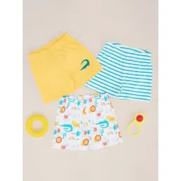 Pantaloons Baby Boys Multi A Regular Fit Shorts - Pack of 3-picture-14