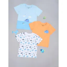 Pantaloons Baby Boys Multicoloured T-Shirts - Pack of 3-picture-17