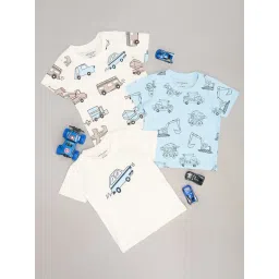 Pantaloons Baby Boys Multicoloured T-Shirts - Pack of 3-picture-13