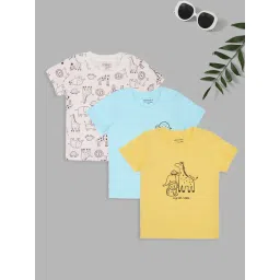Pantaloons Baby Boys Multicoloured T-Shirts - Pack of 3-picture-14