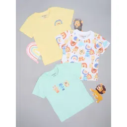 Pantaloons Baby Boys Multicoloured T-Shirts - Pack of 3-picture-16