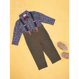 Pantaloons Baby Boys Navy Cotton Printed Full Sleeves Clothing Sets-picture-38