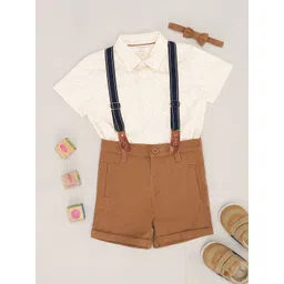 Pantaloons Baby Boys Printed Shirt with Shorts-picture-14