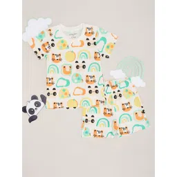 Pantaloons Baby Boys Printed T-shirt with Shorts-picture-43