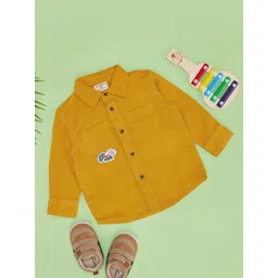 Pantaloons Baby Boys Spread Collar Solid Cotton Casual Shirt-picture-39