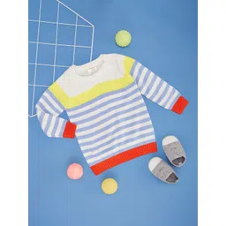 Pantaloons Baby Boys Striped Longline Pullover-picture-35