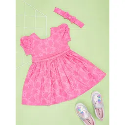 Pantaloons Baby Floral Fit & Flare Dress-picture-17
